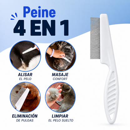 Peine Antipulgas 4 en 1